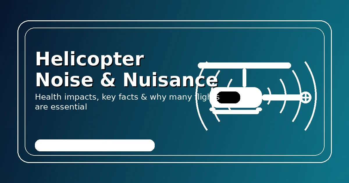 helicopter noise nuisance