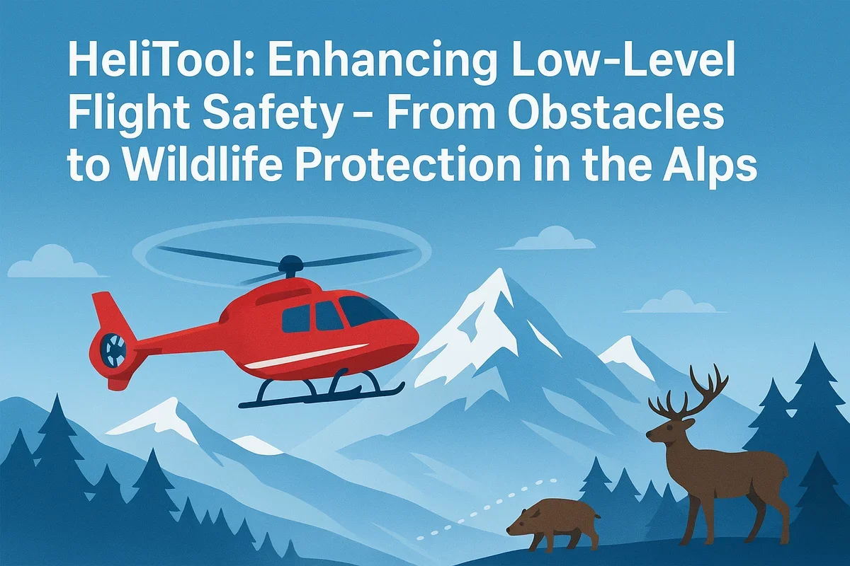 HeliTool Enhancing Low-Level Flight Safety – From Obstacles to Wildlife Protection in the Alps